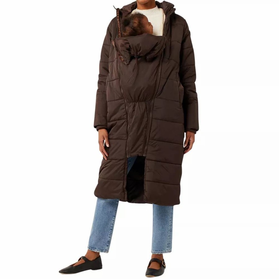 Clothing * | 3In1 Penelope Long Waterproof Maternity Coat