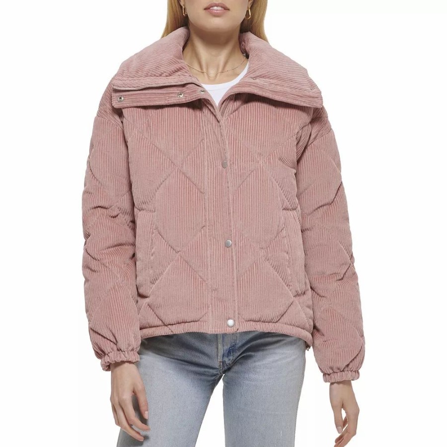 Clothing * | Women'S Levi'S Corduroy Quilted Puffer Jacket