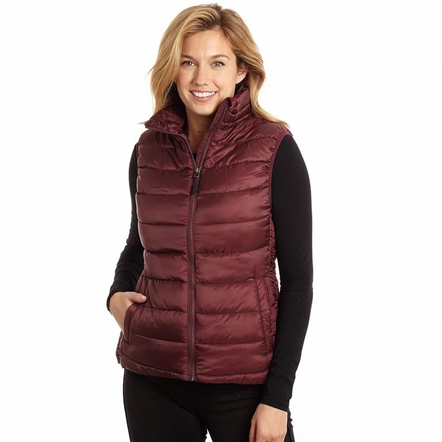 Clothing * | Plus Size Excelled Puffer Vest