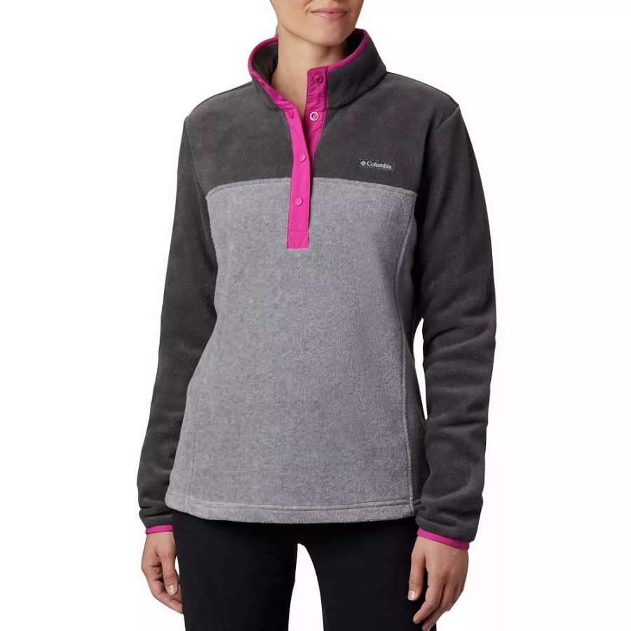 Clothing * | Women'S Columbia Benton Springs Half-Snap Fleece Jacket