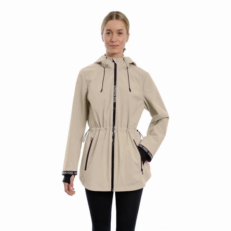 Clothing * | Women'S London Fog Hooded Active Jacket