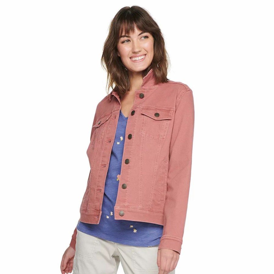 Clothing * | Women'S Sonoma Goods For Life Jean Jacket