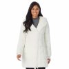 Clothing * | Women'S Cuddl Duds Long Hooded Puffer Coat