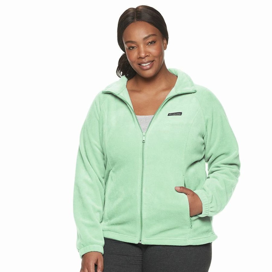 Clothing * | Plus Size Columbia Benton Springs Full-Zip Fleece Jacket