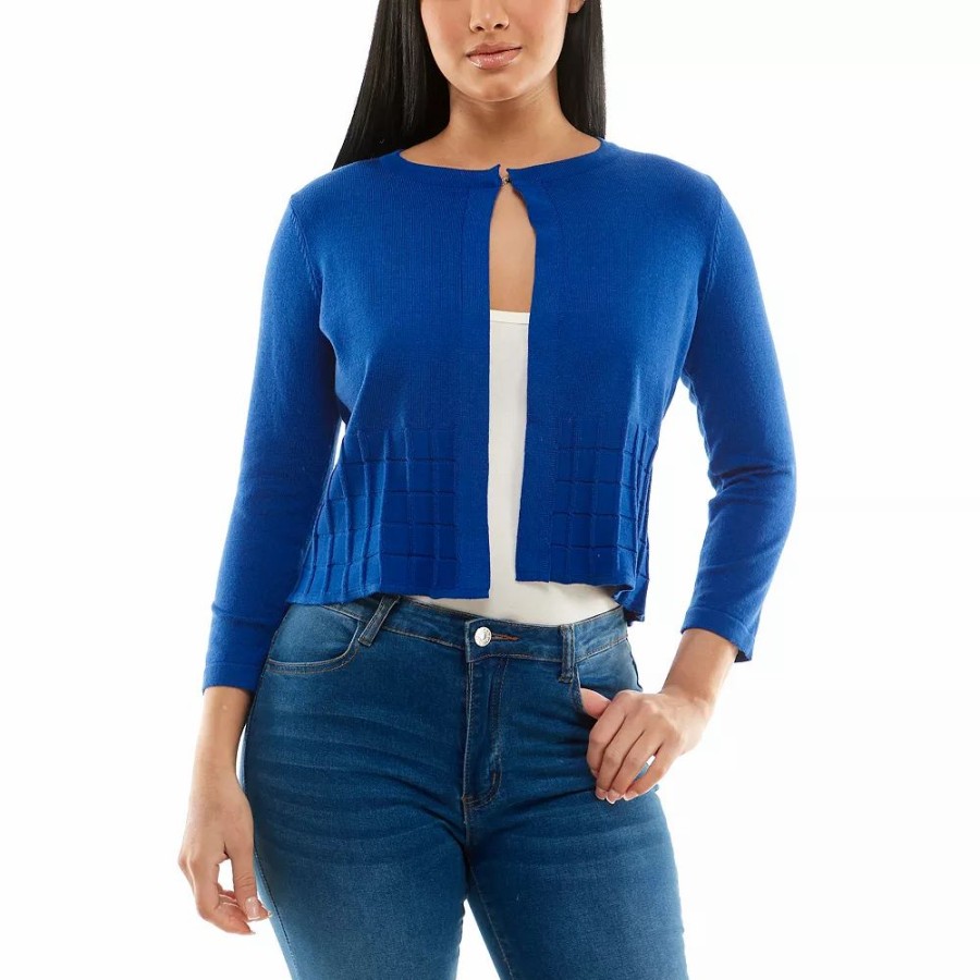 Clothing * | Women'S Nina Leonard Box Stitch Bolero