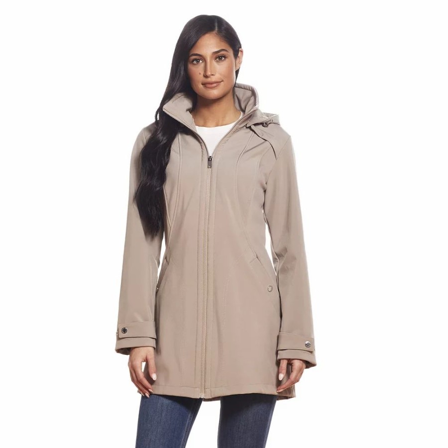 Clothing * | Women'S Gallery Hooded Soft-Shell Jacket