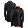 Clothing * | Women'S Fanatics Branded Black San Francisco Giants Worth The Drive Quarter-Zip Jacket