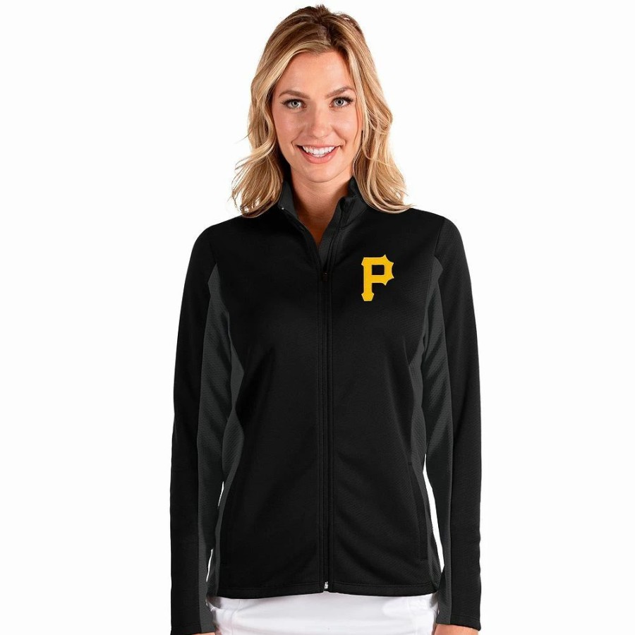 Clothing * | Women'S Pittsburgh Pirates Passage Full Zip Jacket