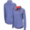 Clothing * | Women'S Colosseum Royal Florida Gators Bikram Quarter-Zip Pullover Jacket