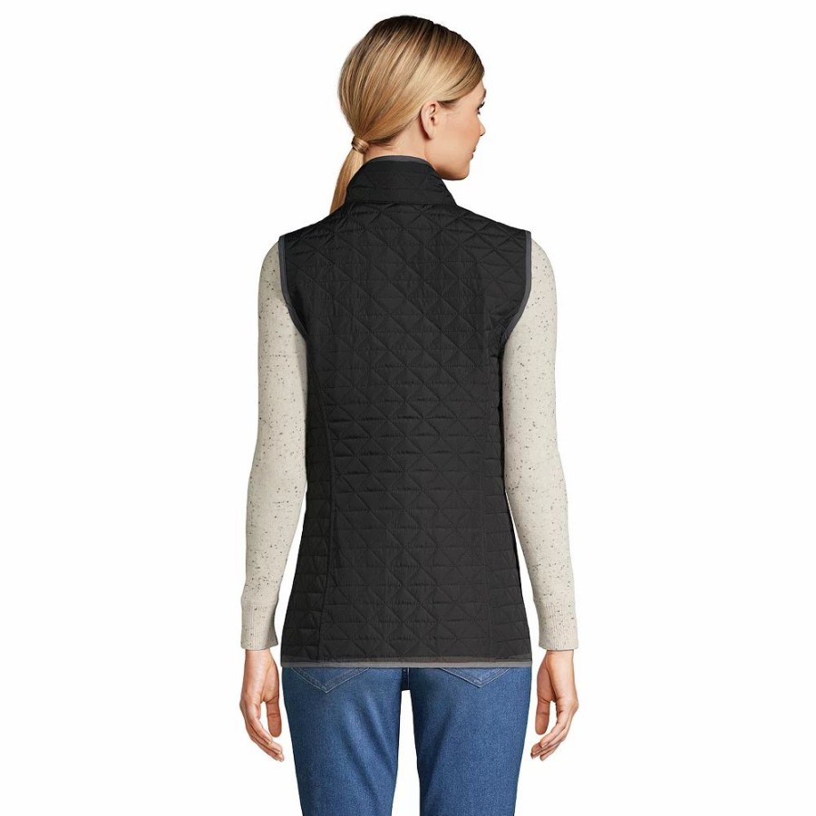 Clothing * | Petite Lands' End Insulated Reversible Primaloft Vest