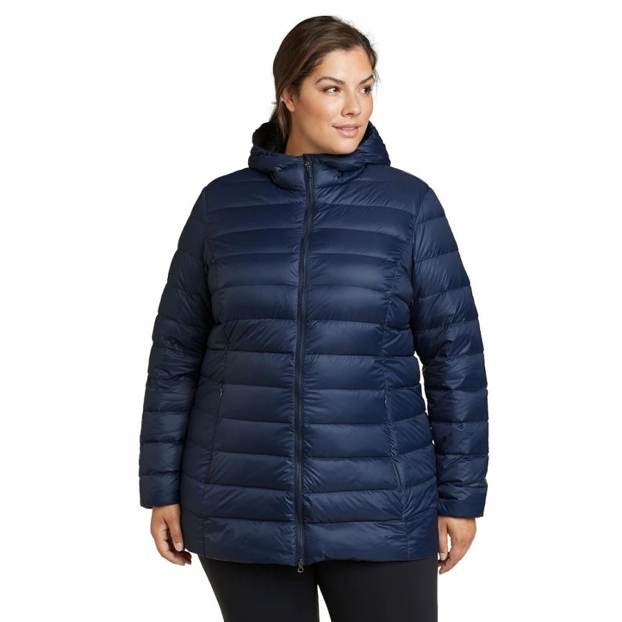 Clothing * | Plus Size Eddie Bauer Cirruslite Packable Down Parka Coat