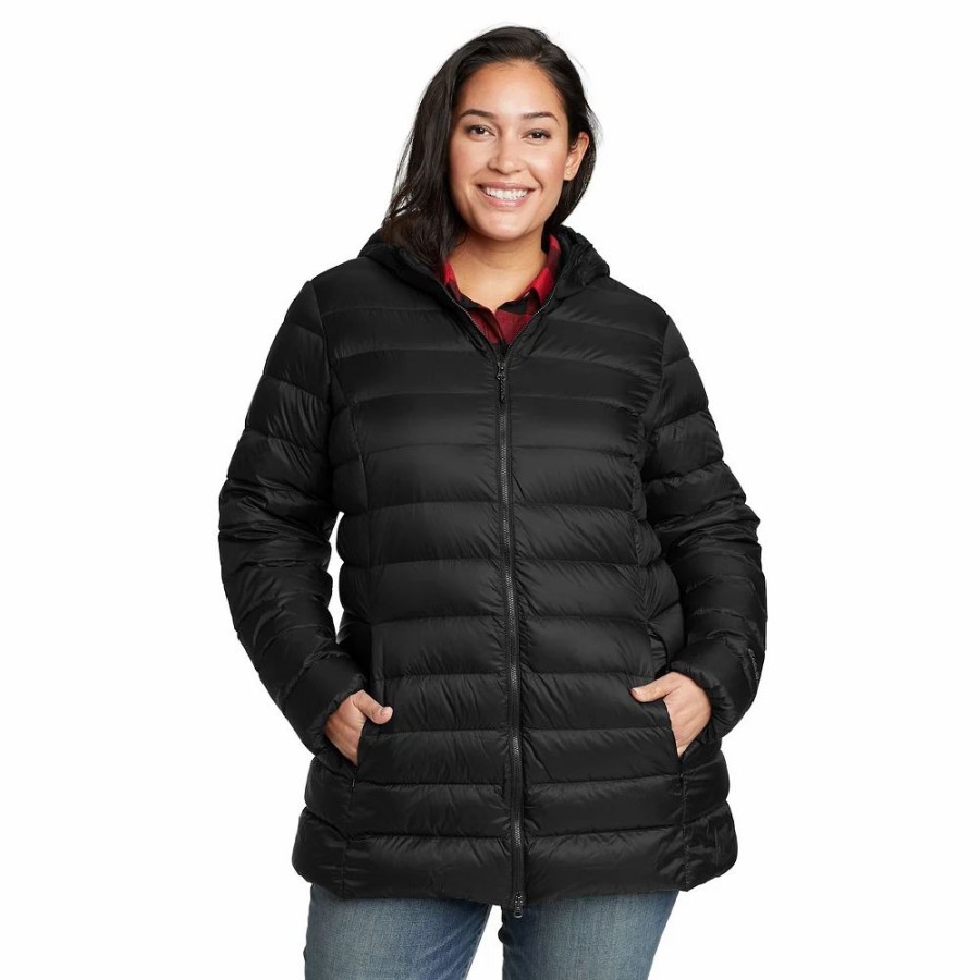 Clothing * | Plus Size Eddie Bauer Cirruslite Packable Down Parka Coat