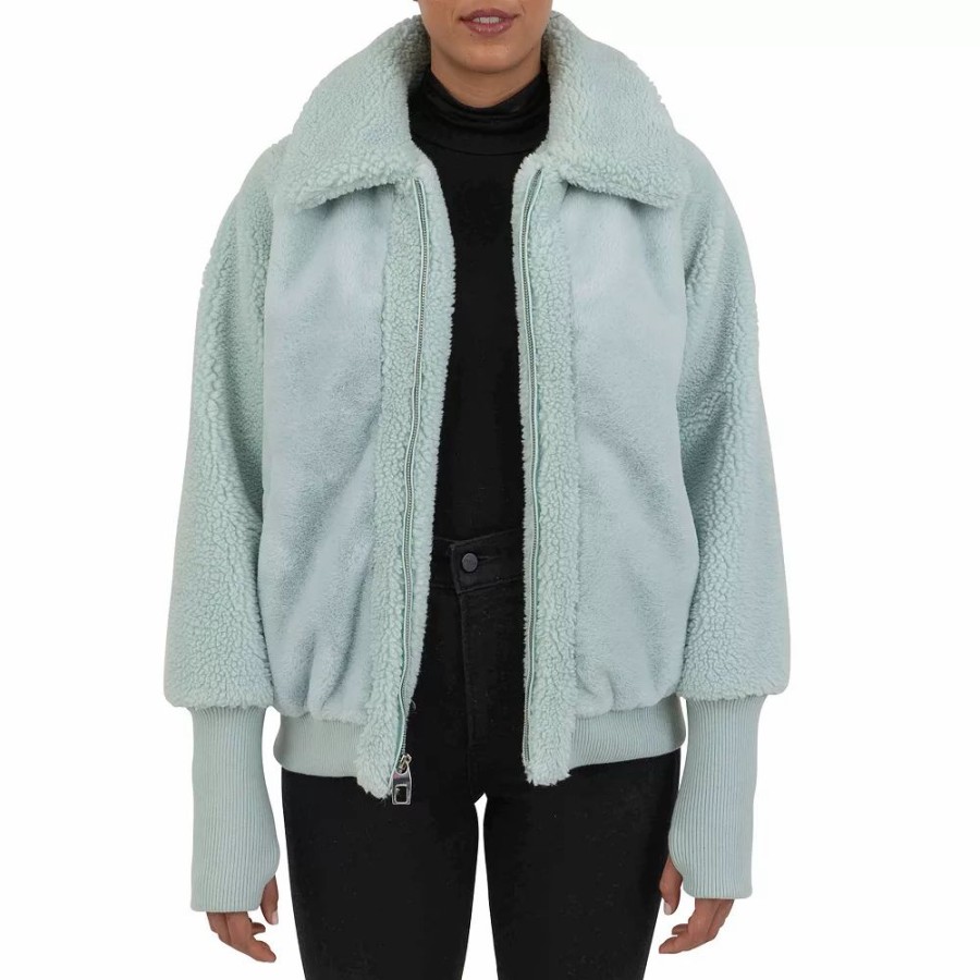 Clothing * | Women'S Fleet Street Mixed Media Faux-Fur Jacket