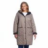 Clothing * | Plus Size Weathercast Quilted Reversible Duffle Jacket