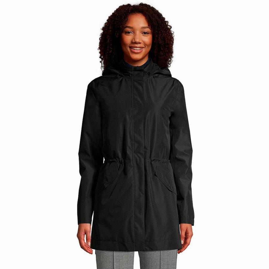 Clothing * | Women'S Lands' End Insulated 3-In-1 Rain Parka Jacket