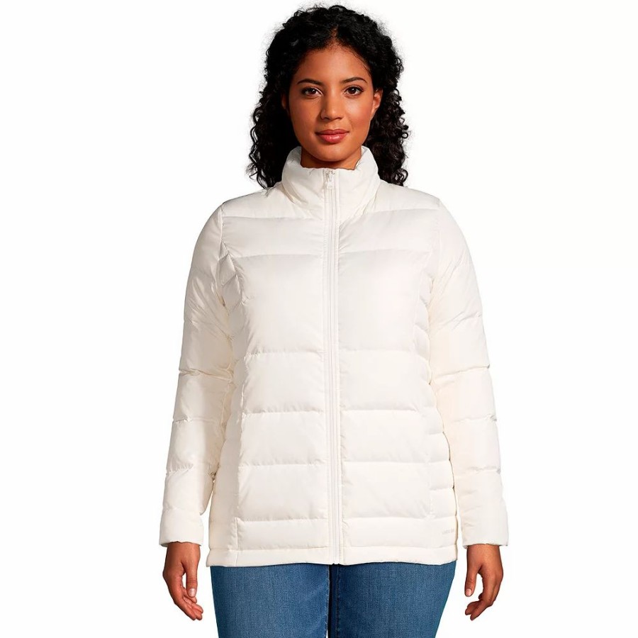 Clothing * | Plus Size Lands' End Down Puffer Jacket