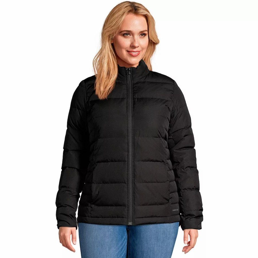 Clothing * | Plus Size Lands' End Down Puffer Jacket