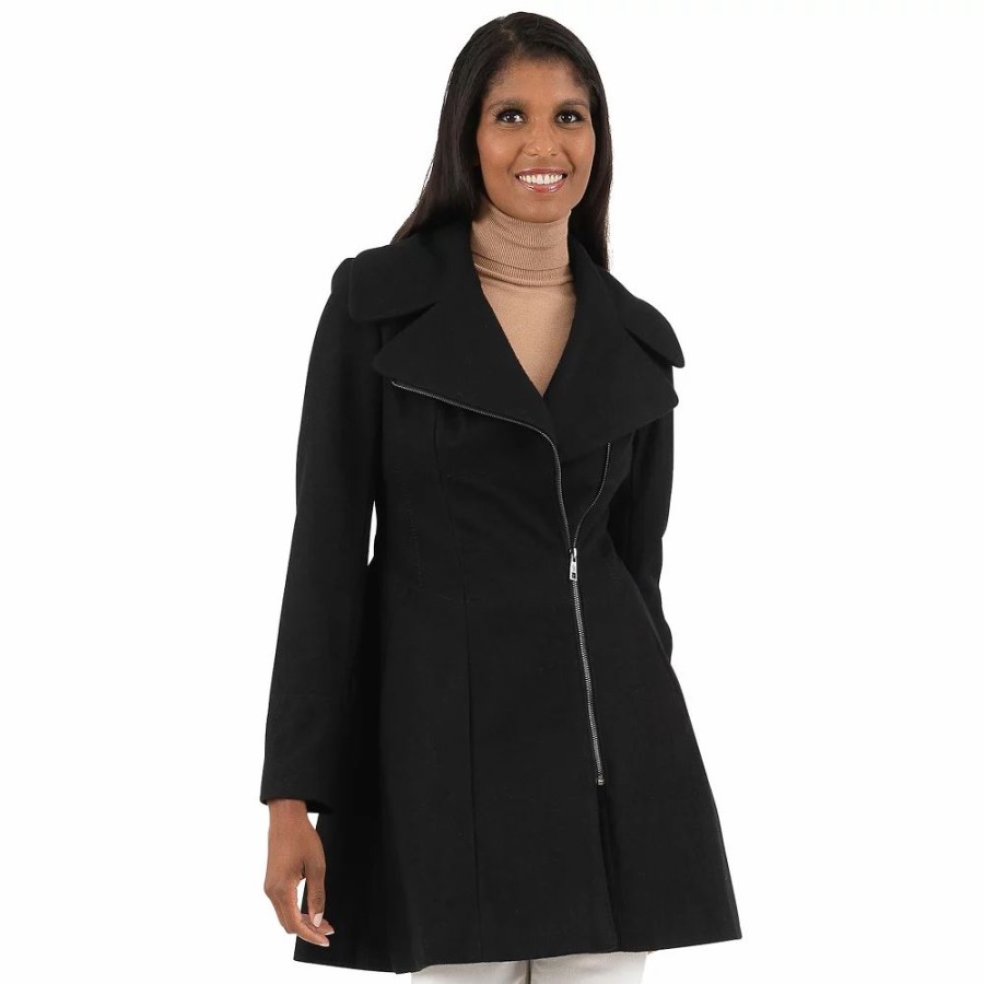 Clothing * | Women'S Fleet Street Classic Asymmetrical Wool-Blend Coat