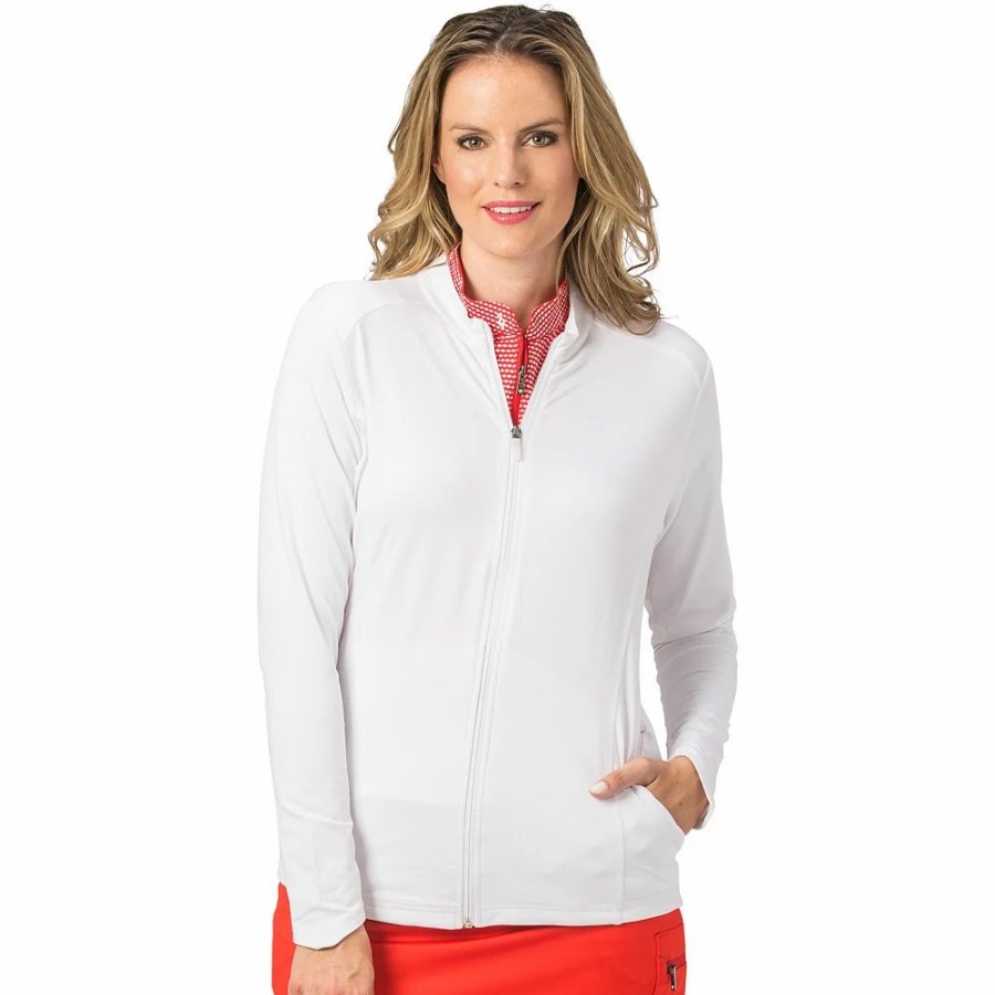 Clothing * | Women'S Nancy Lopez Jazzy Zip-Front Golf Jacket