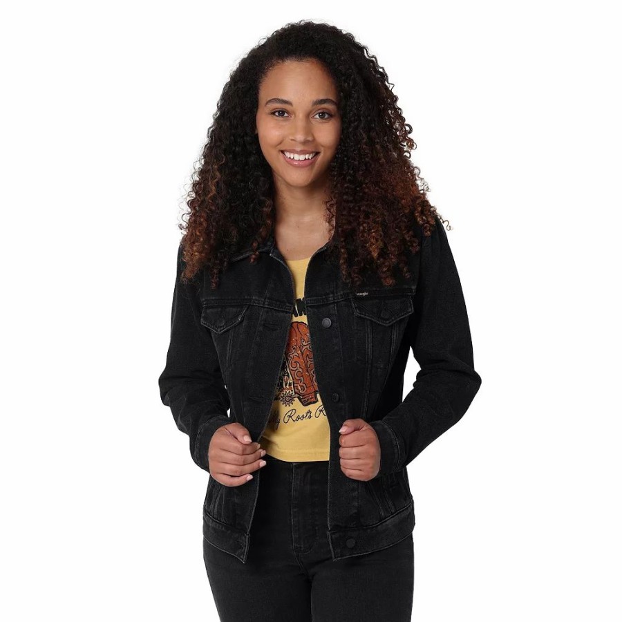 Clothing * | Women'S Wrangler Memory Maker Denim Jacket