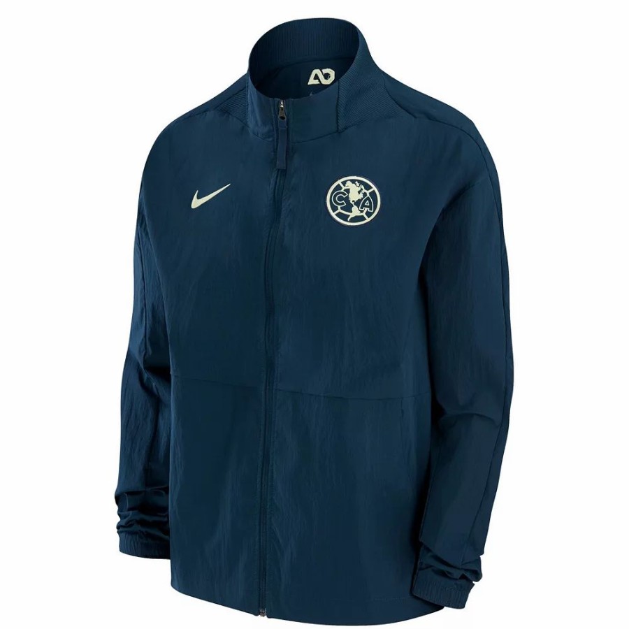 Clothing * | Women'S Nike Navy Club America Anthem Full-Zip Jacket