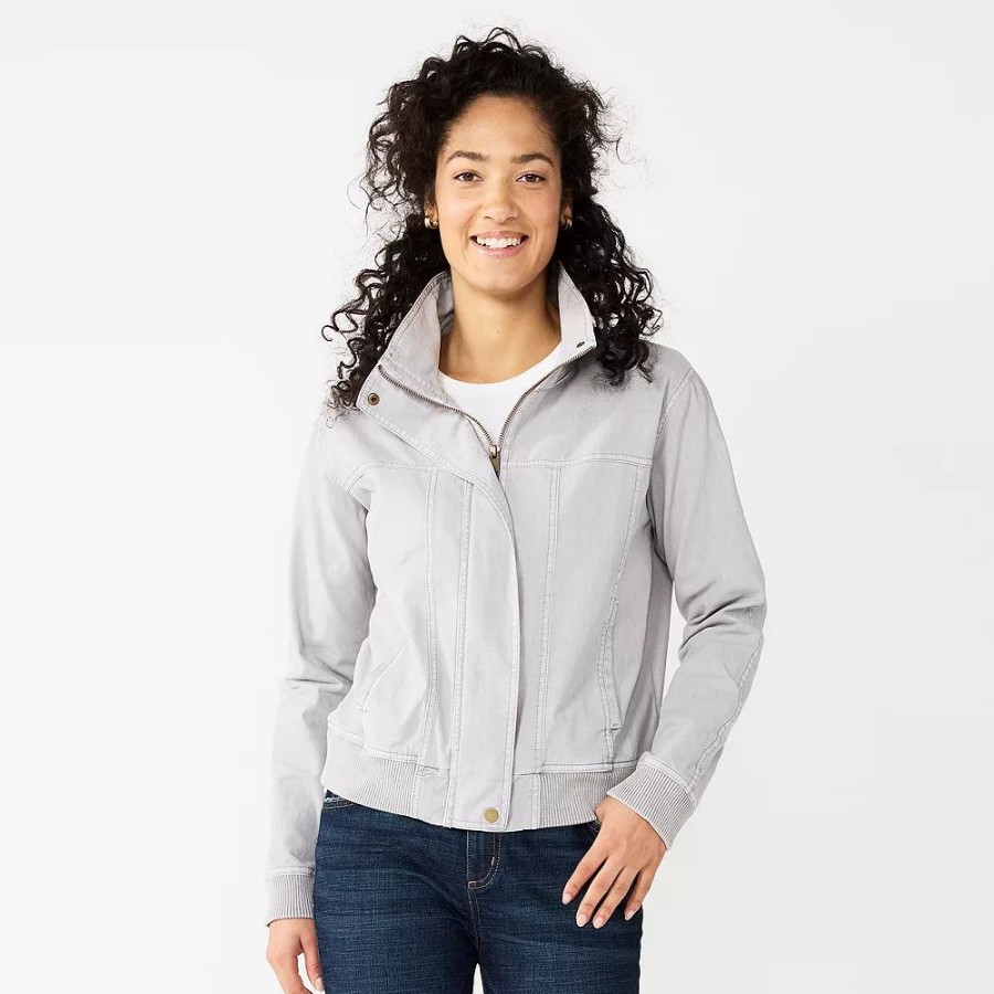 Clothing * | Petite Sonoma Goods For Life Shrunken Jacket