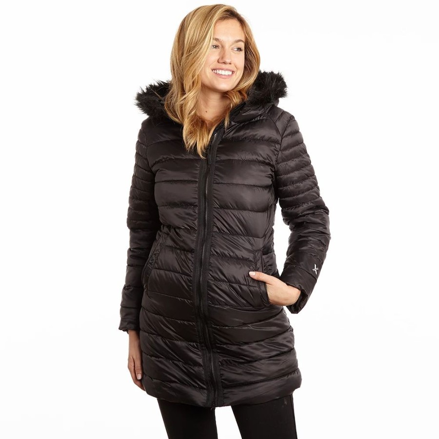 Clothing * | Plus Size Excelled Faux-Fur Hooded Puffer Jacket