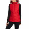 Clothing * | Women'S Eddie Bauer Faux-Fur Hood Classic Down Vest