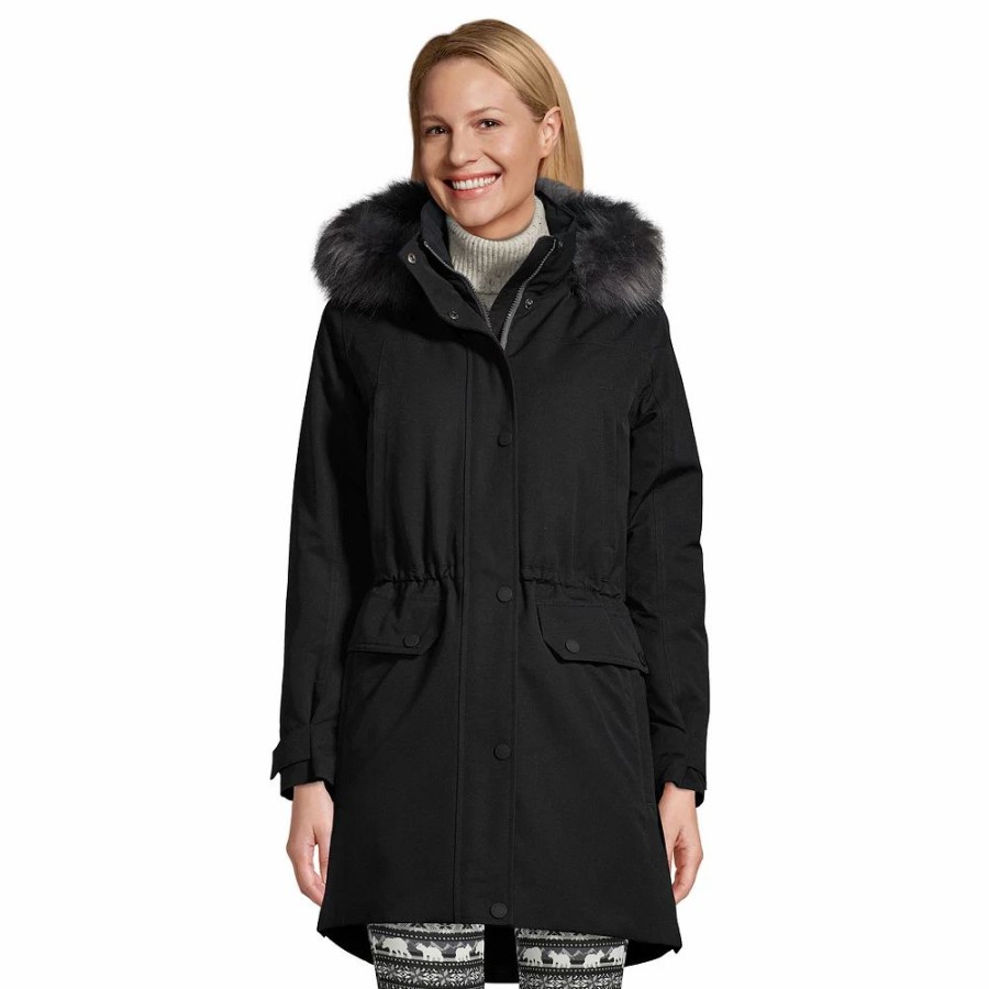 Clothing * | Women'S Tall Lands' End Expedition Down Waterproof Winter Parka