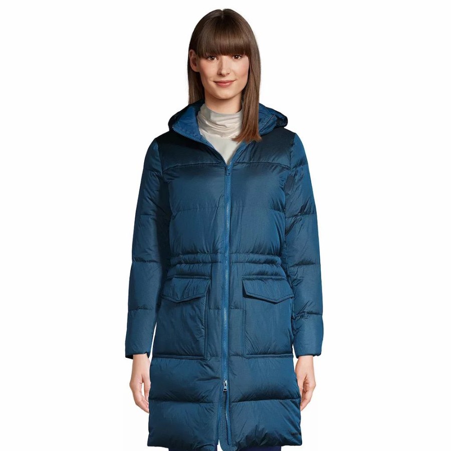 Clothing * | Petite Lands' End Wide Channel Down Coat