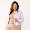 Clothing * | Plus Size Sonoma Goods For Life Premium Over-Dyed Jacket