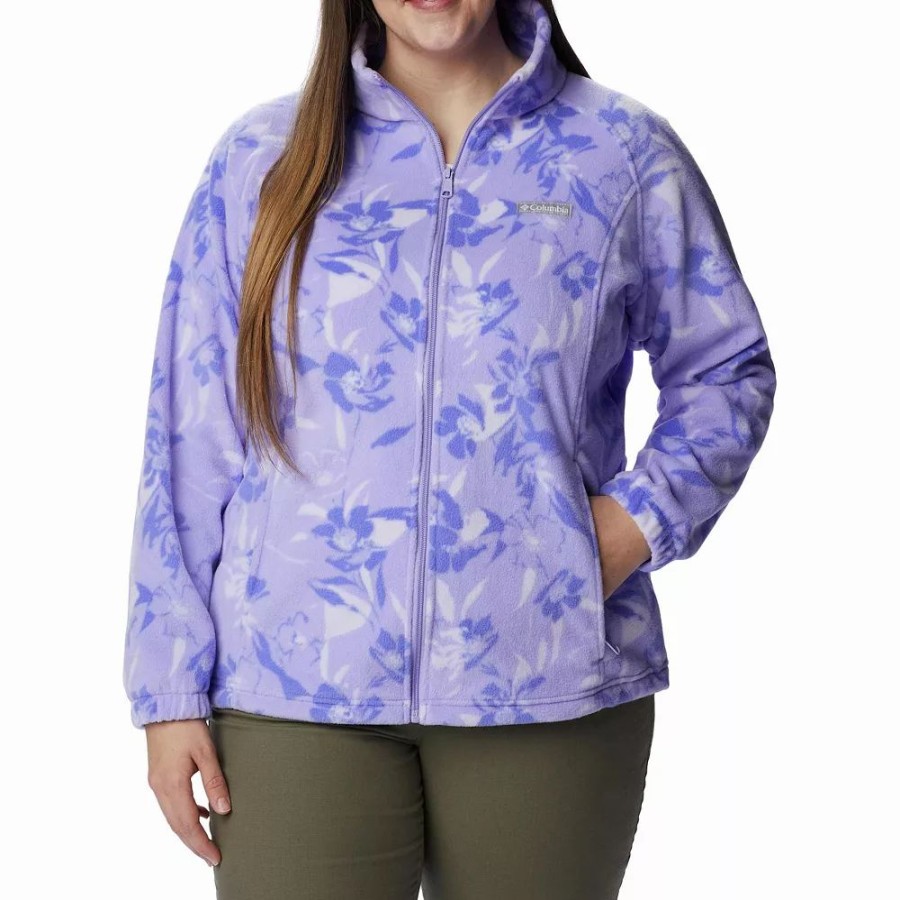 Clothing * | Plus Size Columbia Benton Springs Floral Print Jacket