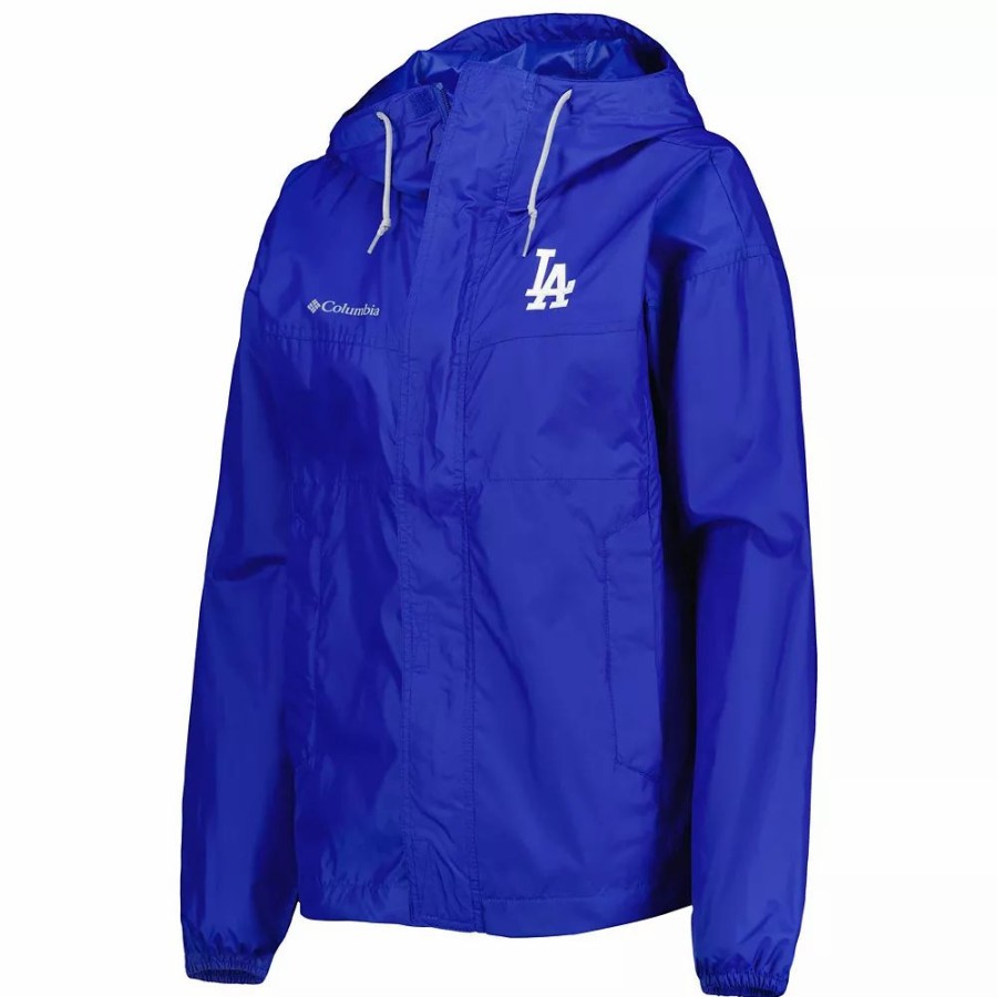 Clothing * | Women'S Columbia Royal Los Angeles Dodgers Flash Challenger Windbreaker Jacket