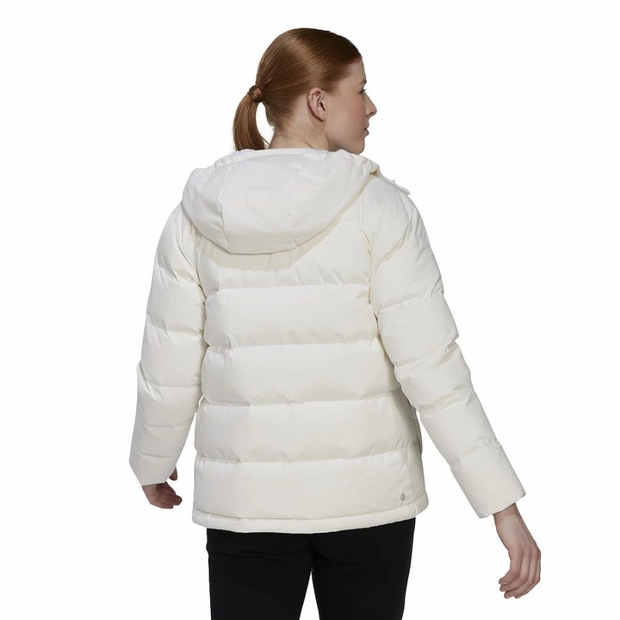 Clothing * | Women'S Adidas Helionic Outdoor Hooded Down Jacket