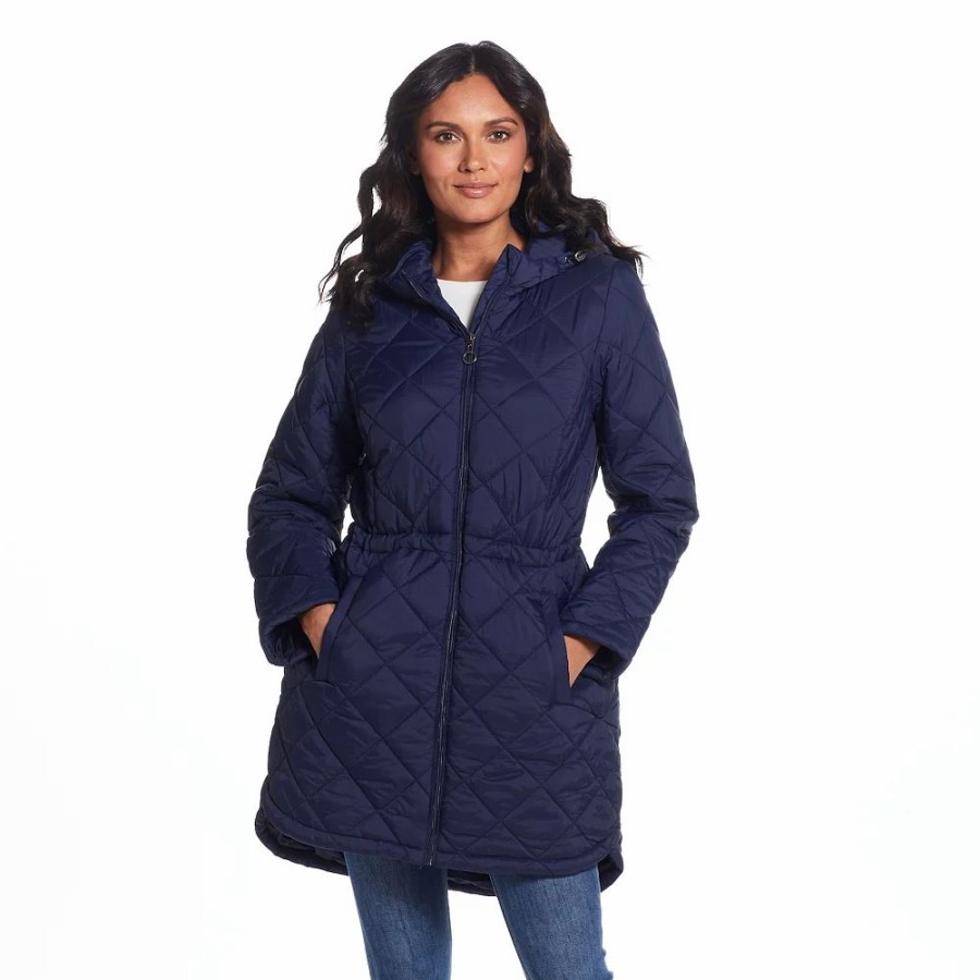 Clothing * | Women'S Weathercast Hood Quilted Anorak Jacket