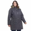 Clothing * | Plus Size Weathercast Faux-Fur Hood Puffer Coat