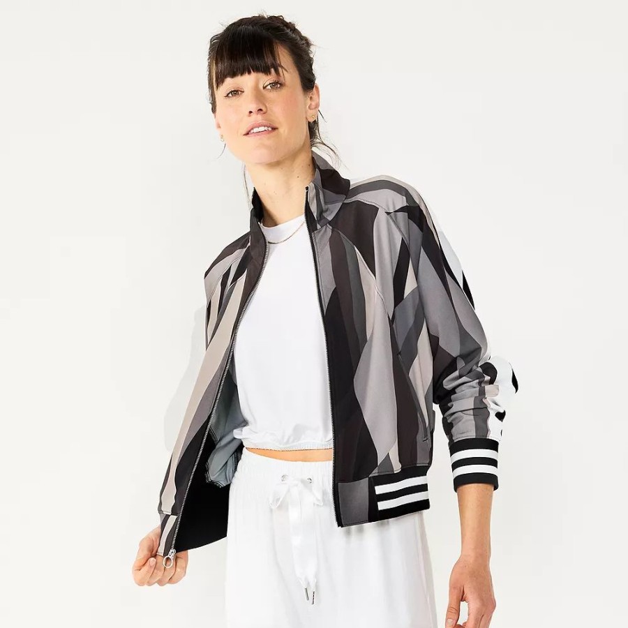 Clothing * | Women'S Tek Gear Woven Track Jacket