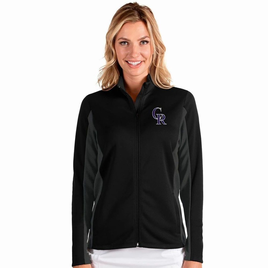 Clothing * | Women'S Colorado Rockies Passage Full Zip Jacket