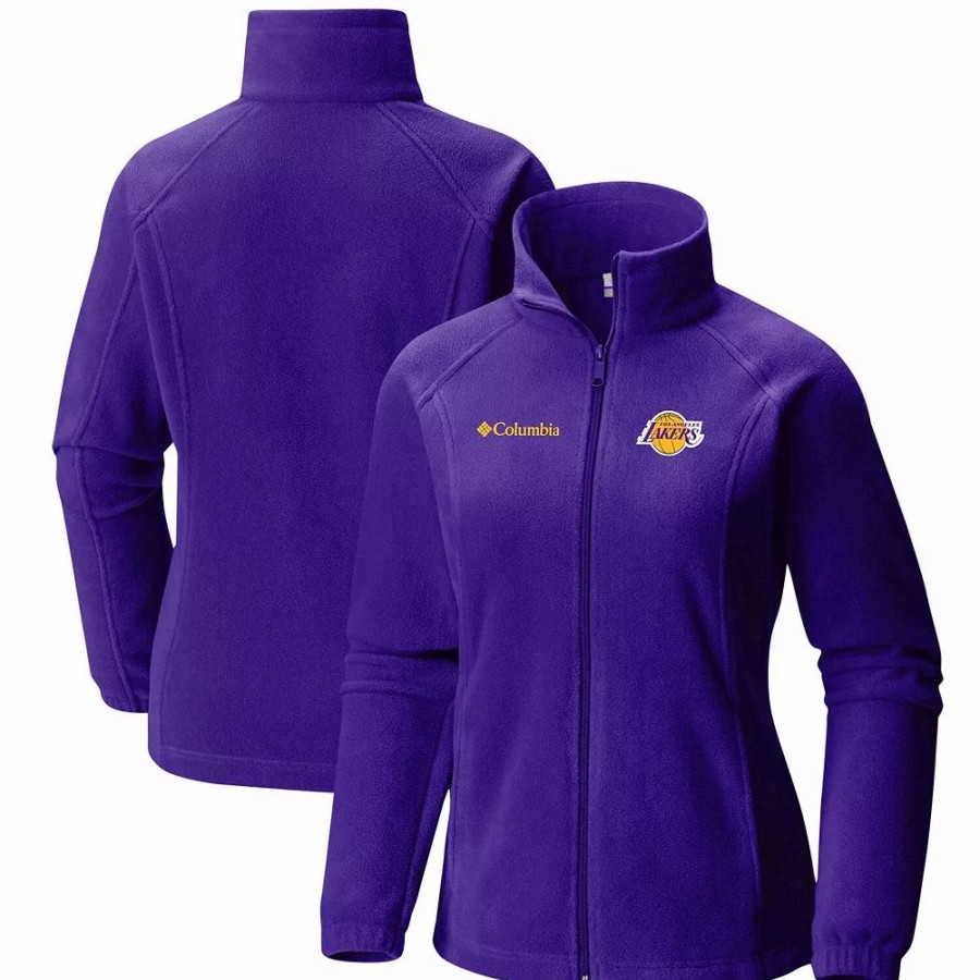 Clothing * | Women'S Columbia Purple Los Angeles Lakers Benton Springs Full-Zip Jacket