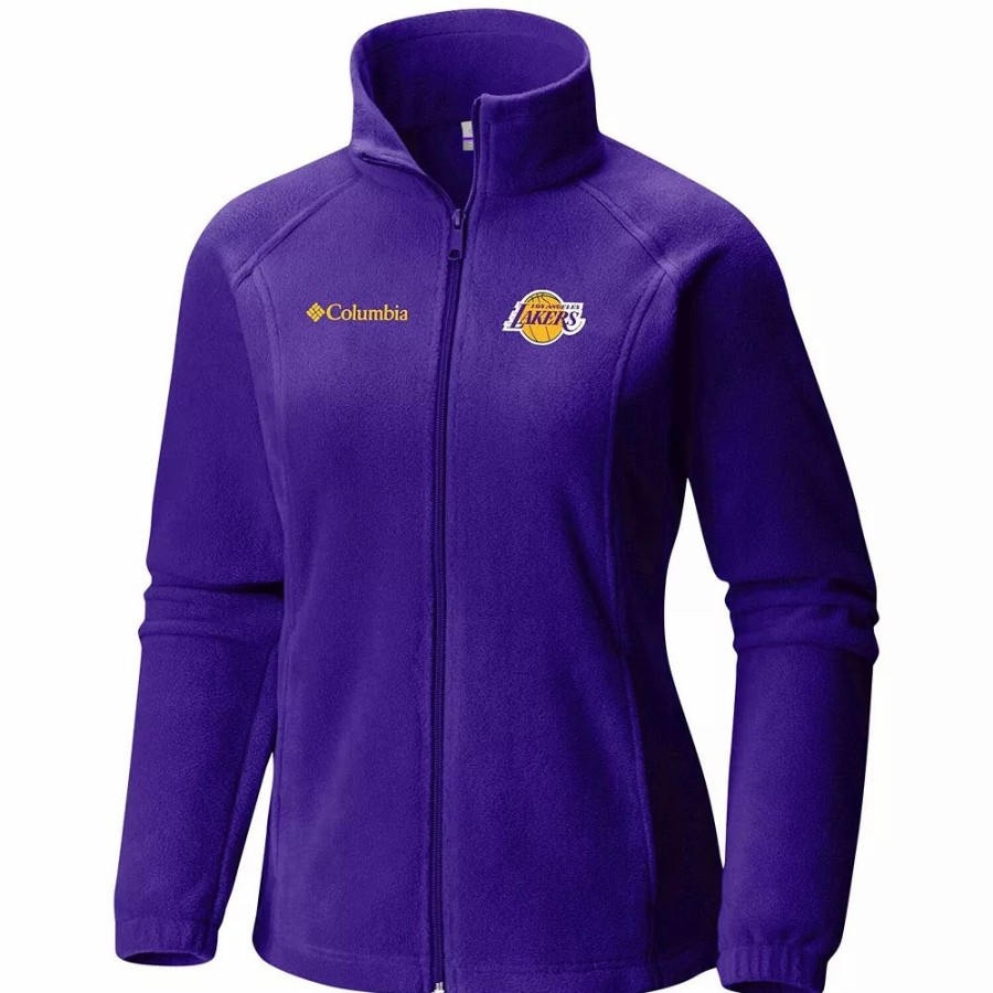 Clothing * | Women'S Columbia Purple Los Angeles Lakers Benton Springs Full-Zip Jacket