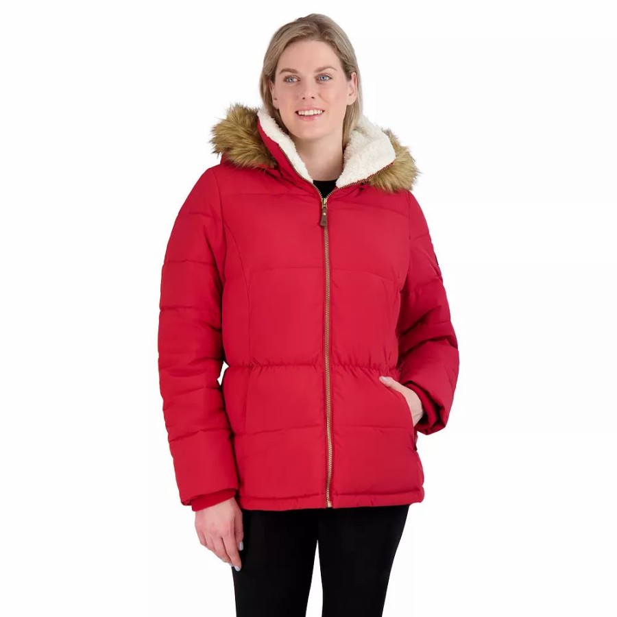 Clothing * | Women'S Zeroxposur Naomi Sherpa Quilted Puffer Jacket