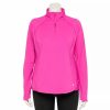 Clothing * | Plus Size Tek Gear Quarter-Zip Performance Jacket