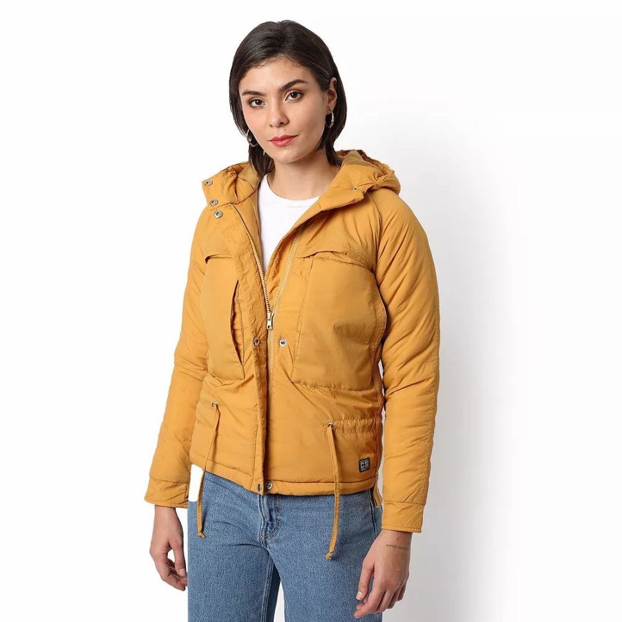 Clothing * | Campus Sutra Women Regular Fit Zipper Jacket