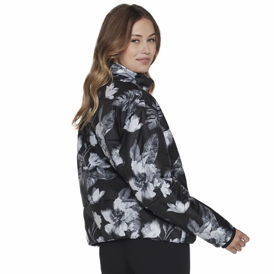 Clothing * | Women'S Skechers Gowalk Goshield Magnolia Dreams Jacket