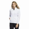 Clothing * | Women'S Adidas Textured Full-Zip Jacket